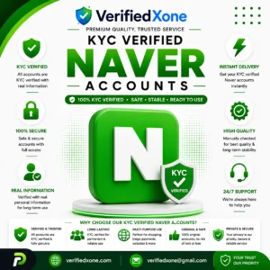 Naver Accounts (KYC-Verified)